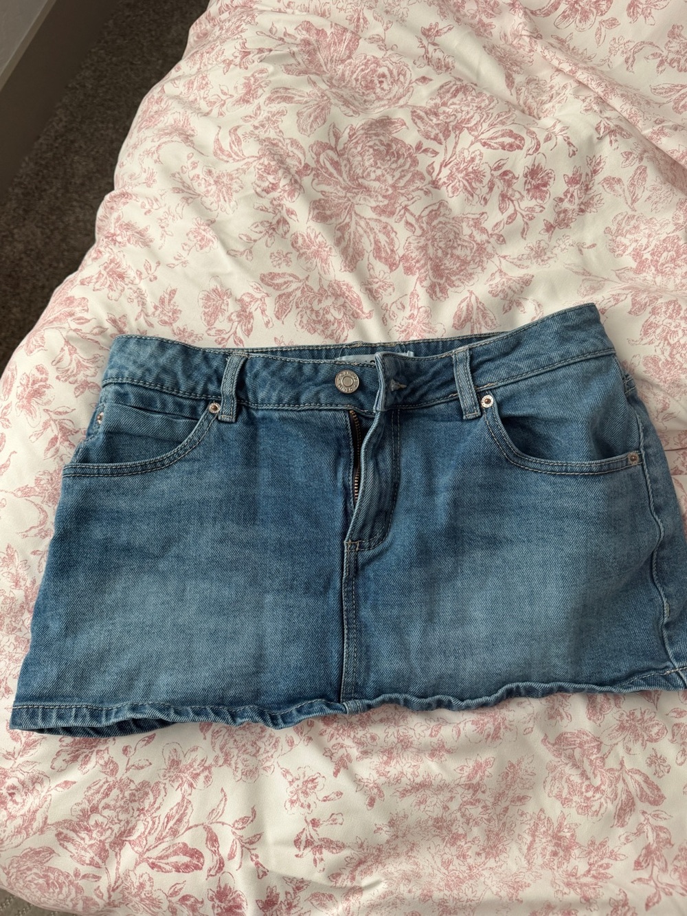 Garage Classic Blue Denim Mini Skirt